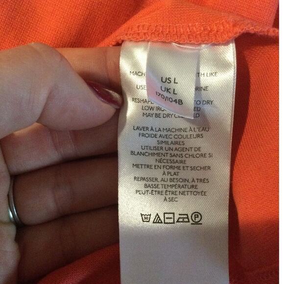 Anthropologie Maeve Womens Amalfi Coastal Sleeveless Tank Top Size Large Orange - Picture 10 of 13